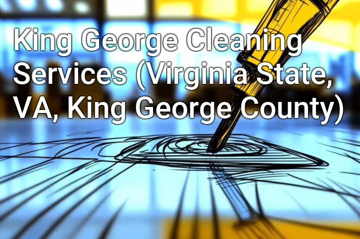 King George Cleaning Services (Virginia State, VA, King George County)