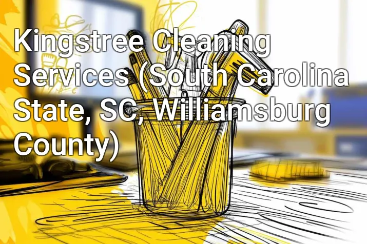 Kingstree Cleaning Services (South Carolina State, SC, Williamsburg County)
