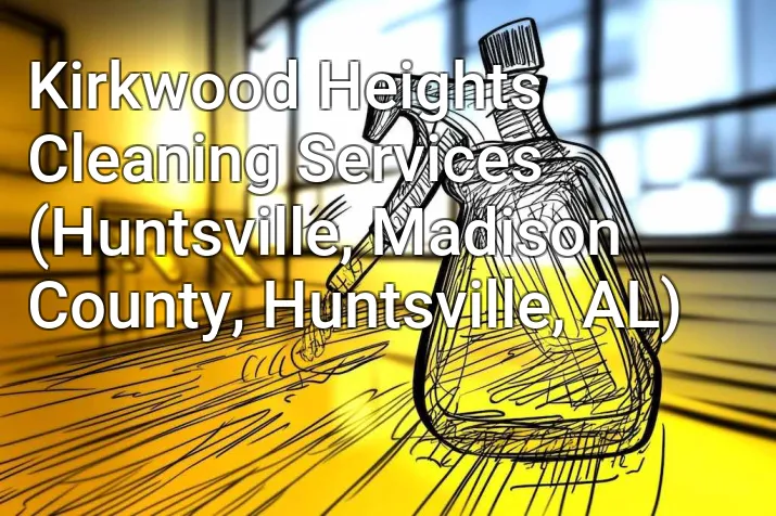 Kirkwood Heights Cleaning Services (Huntsville, Madison County, Huntsville, AL)