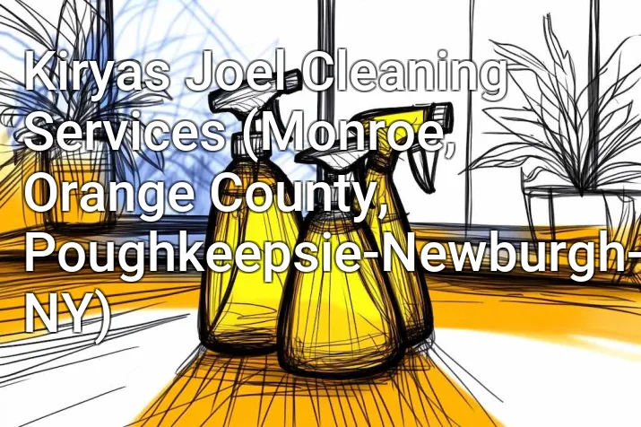 Kiryas Joel Cleaning Services (Monroe, Orange County, Poughkeepsie-Newburgh-Middletown, NY)