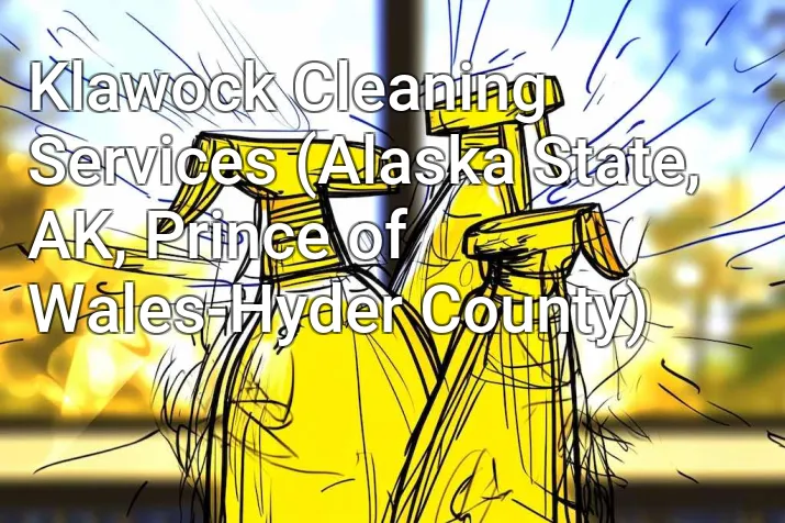 Klawock Cleaning Services (Alaska State, AK, Prince of Wales-Hyder County)