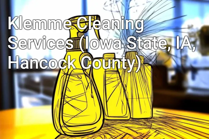 Klemme Cleaning Services (Iowa State, IA, Hancock County)