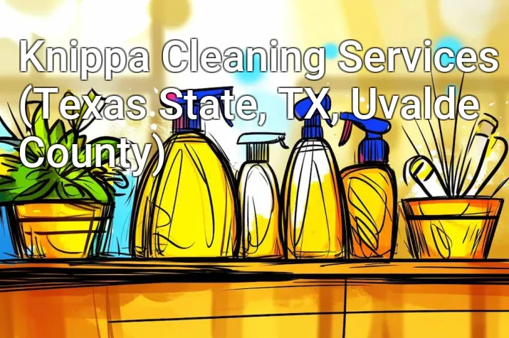 Knippa Cleaning Services (Texas State, TX, Uvalde County)
