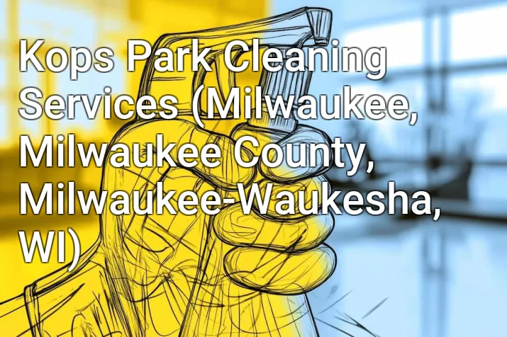 Kops Park Cleaning Services (Milwaukee, Milwaukee County, Milwaukee-Waukesha, WI)