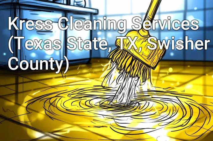Kress Cleaning Services (Texas State, TX, Swisher County)