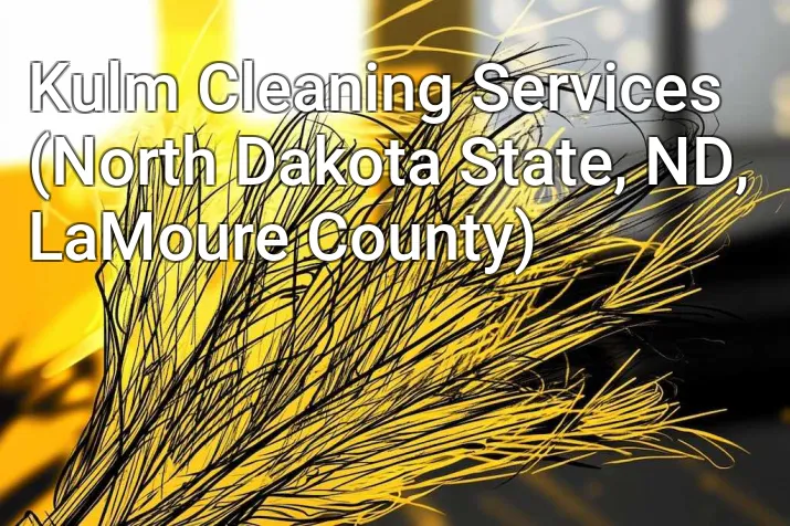 Kulm Cleaning Services (North Dakota State, ND, LaMoure County)