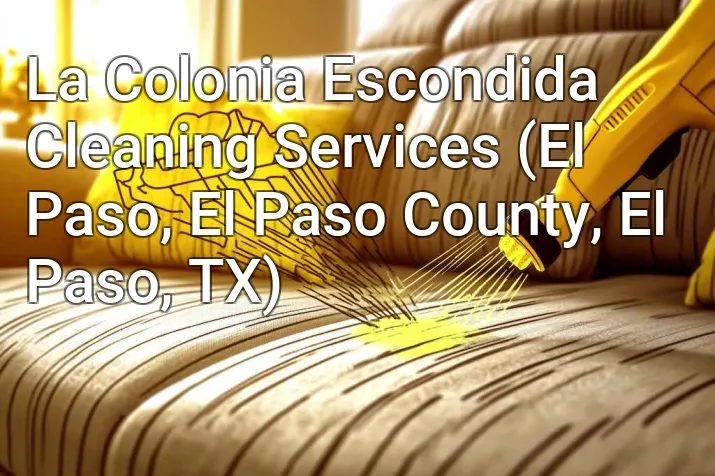 La Colonia Escondida Cleaning Services (El Paso, El Paso County, El Paso, TX)