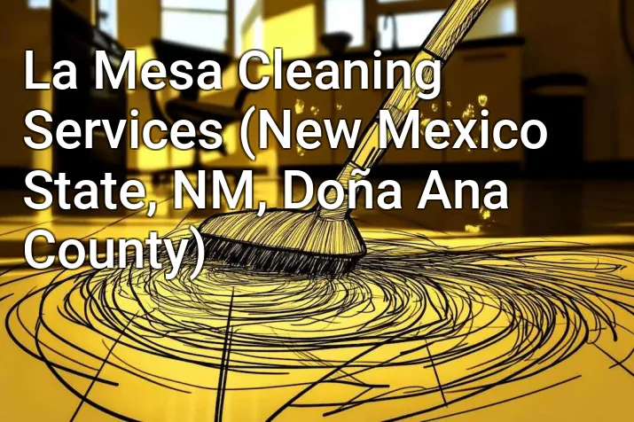 La Mesa Cleaning Services (New Mexico State, NM, Doña Ana County)