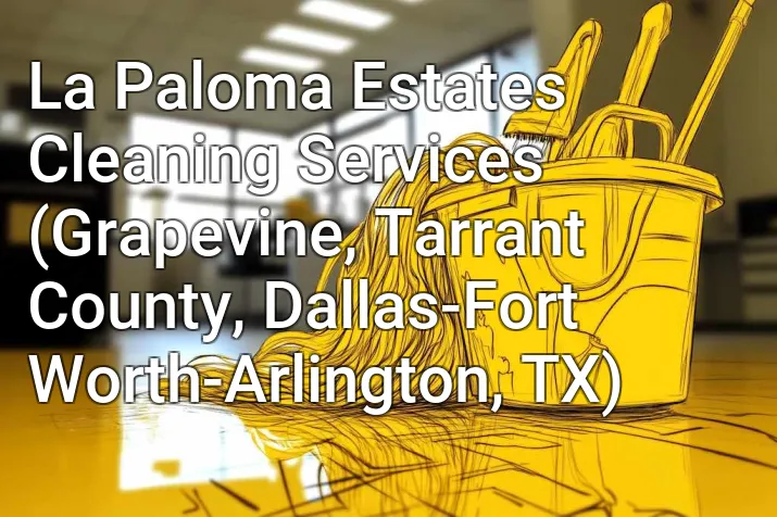 La Paloma Estates Cleaning Services (Grapevine, Tarrant County, Dallas-Fort Worth-Arlington, TX)