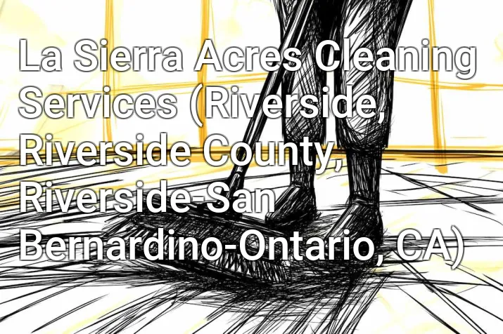 La Sierra Acres Cleaning Services (Riverside, Riverside County, Riverside-San Bernardino-Ontario, CA)