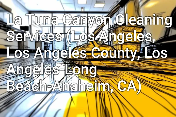 La Tuna Canyon Cleaning Services (Los Angeles, Los Angeles County, Los Angeles-Long Beach-Anaheim, CA)