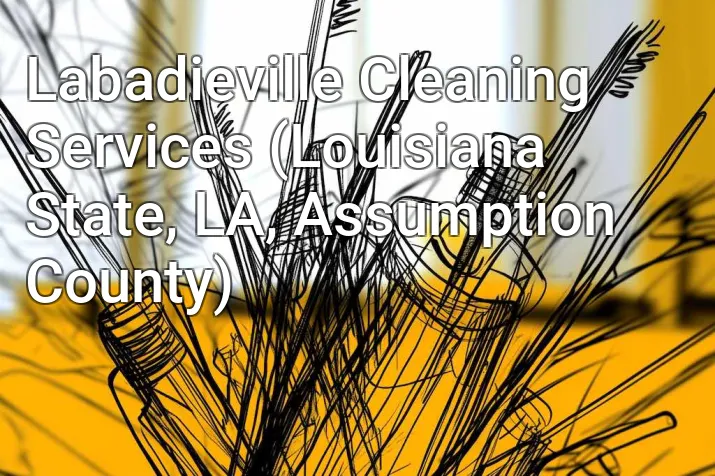Labadieville Cleaning Services (Louisiana State, LA, Assumption County)