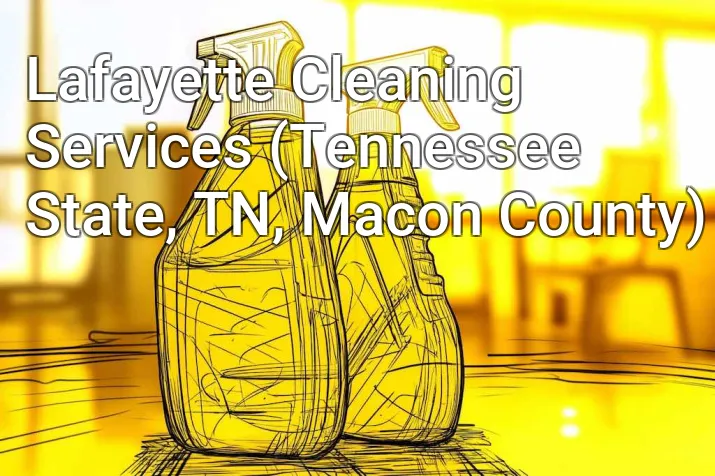 Lafayette Cleaning Services (Tennessee State, TN, Macon County)