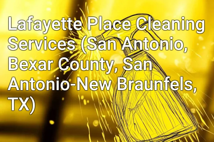 Lafayette Place Cleaning Services (San Antonio, Bexar County, San Antonio-New Braunfels, TX)