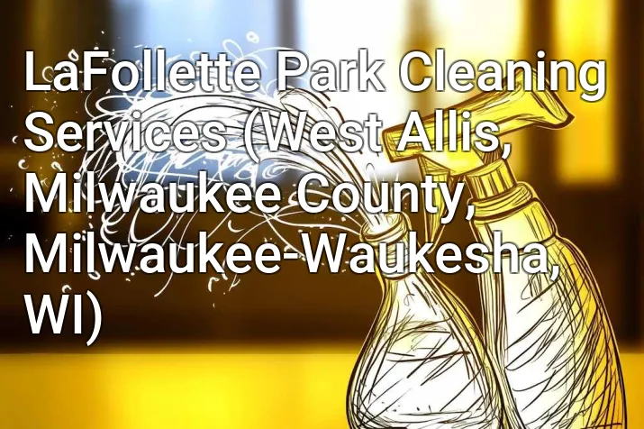 LaFollette Park Cleaning Services (West Allis, Milwaukee County, Milwaukee-Waukesha, WI)