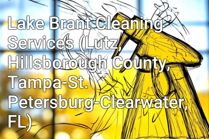 Lake Brant Cleaning Services (Lutz, Hillsborough County, Tampa-St. Petersburg-Clearwater, FL)