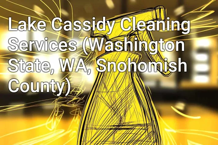 Lake Cassidy Cleaning Services (Washington State, WA, Snohomish County)