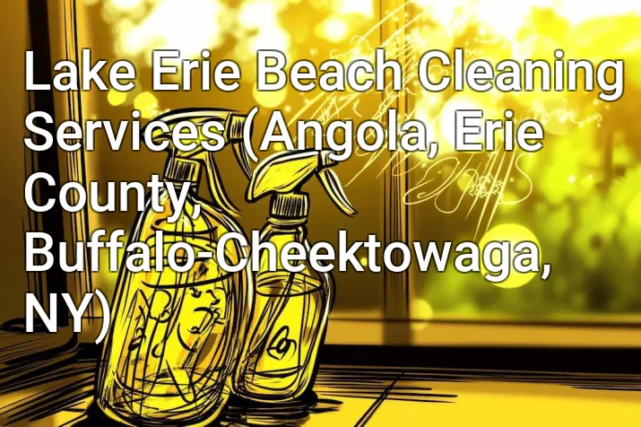 Lake Erie Beach Cleaning Services (Angola, Erie County, Buffalo-Cheektowaga, NY)