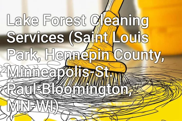 Lake Forest Cleaning Services (Saint Louis Park, Hennepin County, Minneapolis-St. Paul-Bloomington, MN-WI)