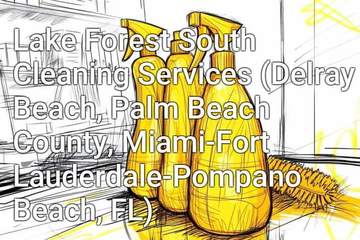 Lake Forest South Cleaning Services (Delray Beach, Palm Beach County, Miami-Fort Lauderdale-Pompano Beach, FL)