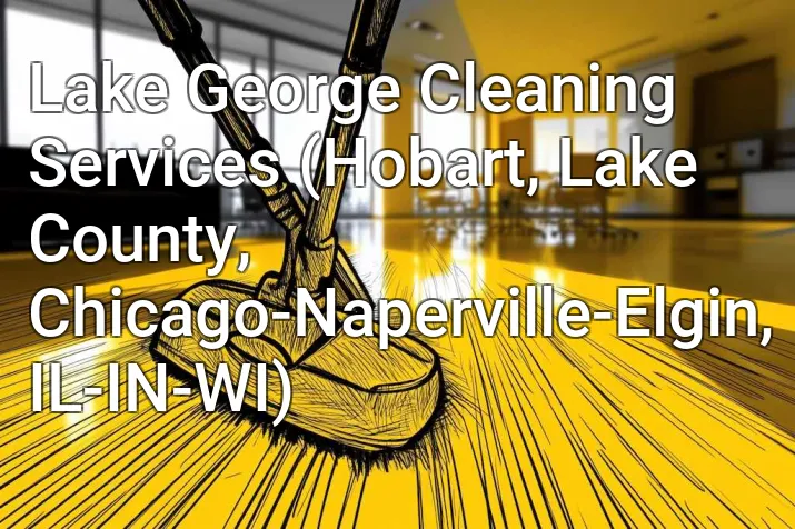 Lake George Cleaning Services (Hobart, Lake County, Chicago-Naperville-Elgin, IL-IN-WI)