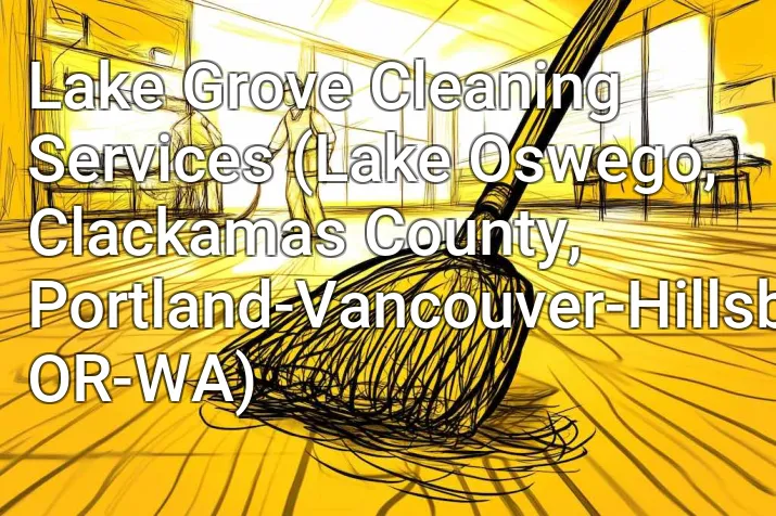 Lake Grove Cleaning Services (Lake Oswego, Clackamas County, Portland-Vancouver-Hillsboro, OR-WA)