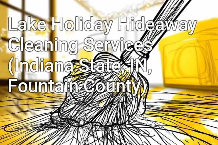 Lake Holiday Hideaway Cleaning Services (Indiana State, IN, Fountain County)