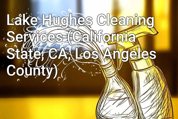 Lake Hughes Cleaning Services (California State, CA, Los Angeles County)