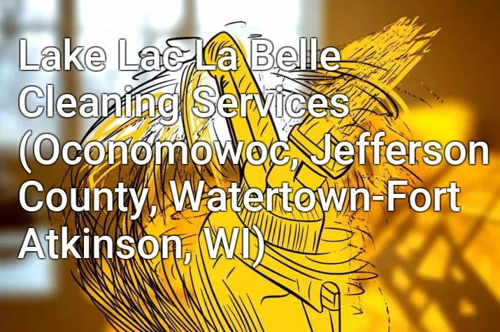 Lake Lac La Belle Cleaning Services (Oconomowoc, Jefferson County, Watertown-Fort Atkinson, WI)