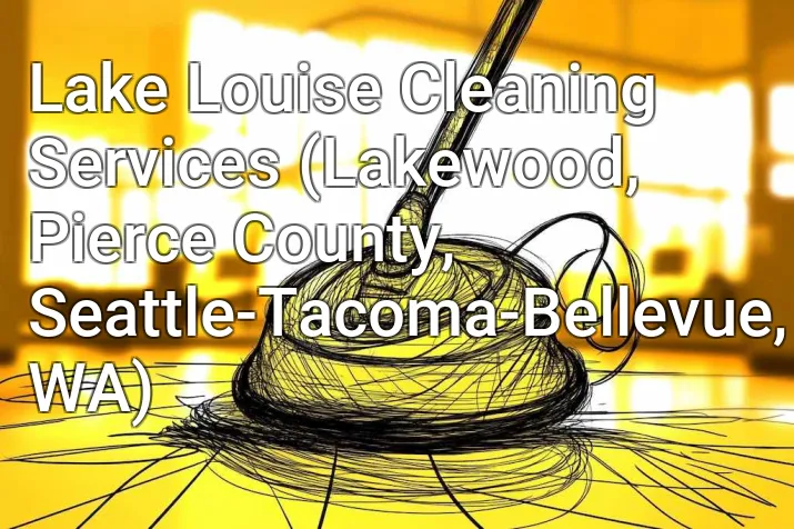 Lake Louise Cleaning Services (Lakewood, Pierce County, Seattle-Tacoma-Bellevue, WA)