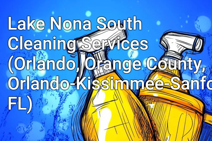 Lake Nona South Cleaning Services (Orlando, Orange County, Orlando-Kissimmee-Sanford, FL)