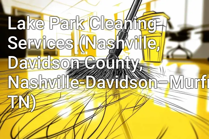Lake Park Cleaning Services (Nashville, Davidson County, Nashville-Davidson–Murfreesboro–Franklin, TN)