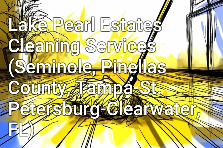 Lake Pearl Estates Cleaning Services (Seminole, Pinellas County, Tampa-St. Petersburg-Clearwater, FL)