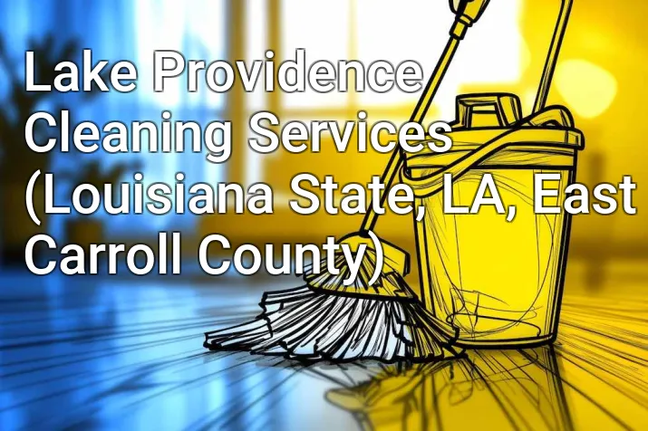 Lake Providence Cleaning Services (Louisiana State, LA, East Carroll County)