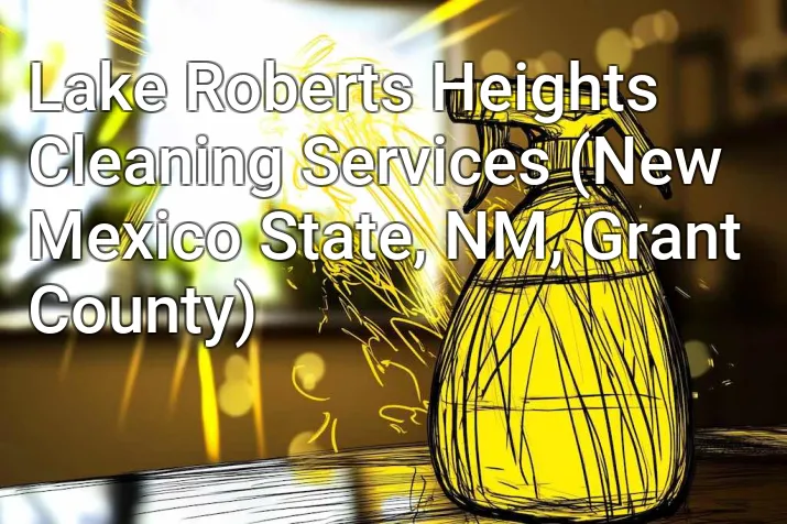Lake Roberts Heights Cleaning Services (New Mexico State, NM, Grant County)