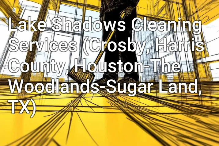 Lake Shadows Cleaning Services (Crosby, Harris County, Houston-The Woodlands-Sugar Land, TX)