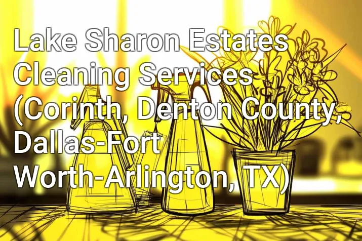Lake Sharon Estates Cleaning Services (Corinth, Denton County, Dallas-Fort Worth-Arlington, TX)