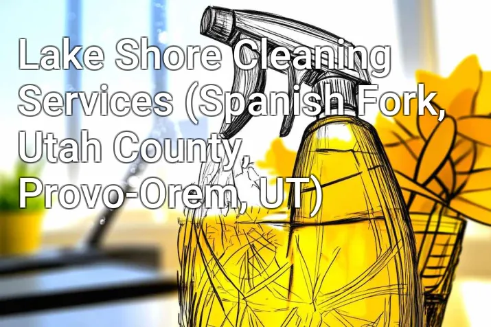 Lake Shore Cleaning Services (Spanish Fork, Utah County, Provo-Orem, UT)