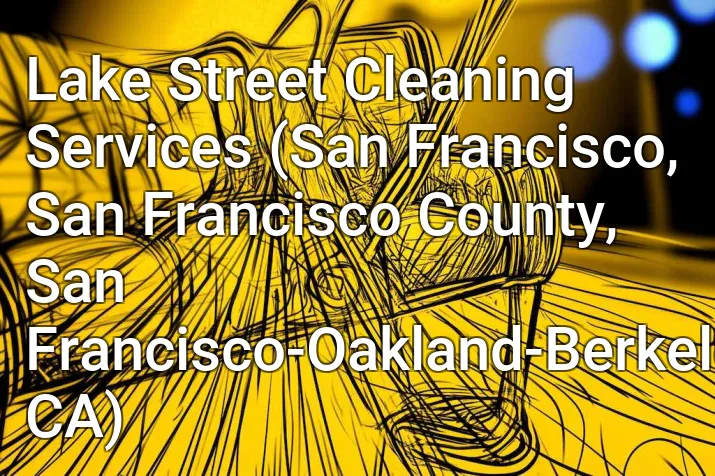 Lake Street Cleaning Services (San Francisco, San Francisco County, San Francisco-Oakland-Berkeley, CA)