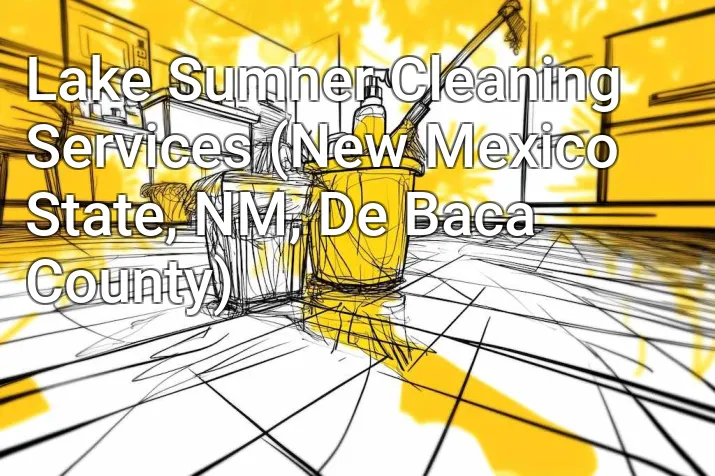 Lake Sumner Cleaning Services (New Mexico State, NM, De Baca County)