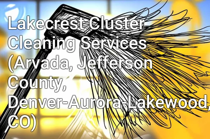 Lakecrest Cluster Cleaning Services (Arvada, Jefferson County, Denver-Aurora-Lakewood, CO)