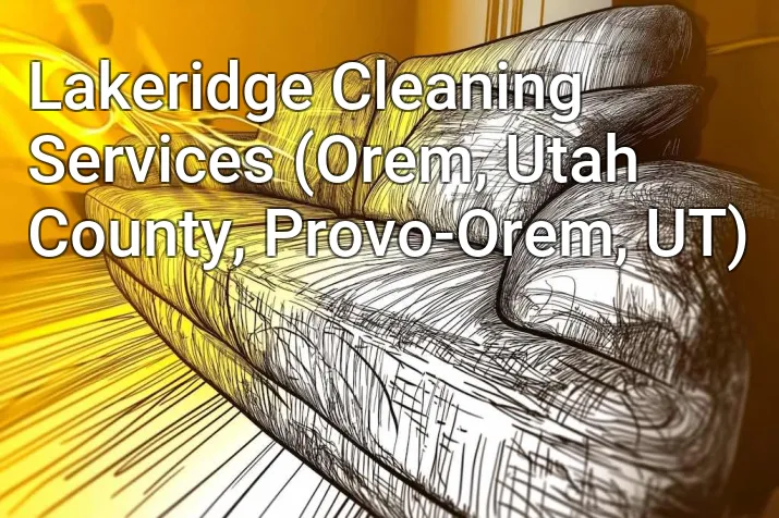 Lakeridge Cleaning Services (Orem, Utah County, Provo-Orem, UT)