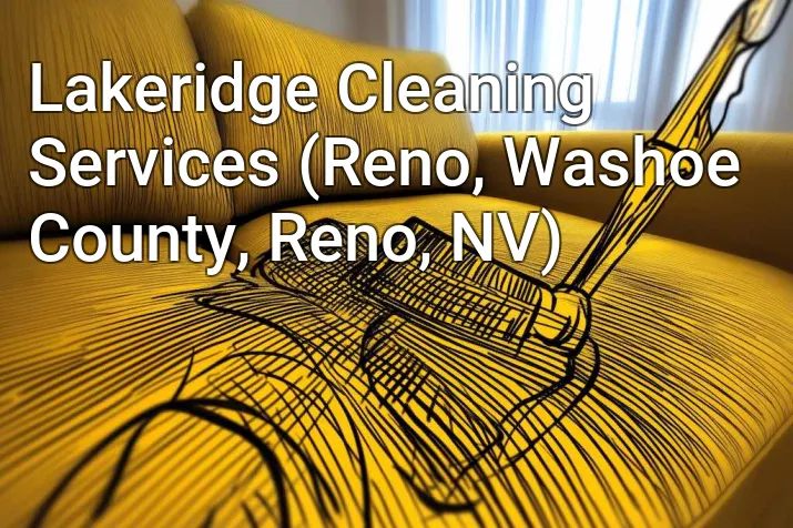 Lakeridge Cleaning Services (Reno, Washoe County, Reno, NV)