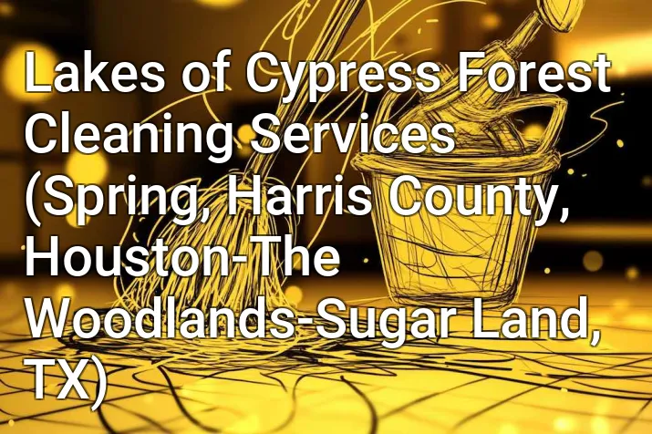 Lakes of Cypress Forest Cleaning Services (Spring, Harris County, Houston-The Woodlands-Sugar Land, TX)
