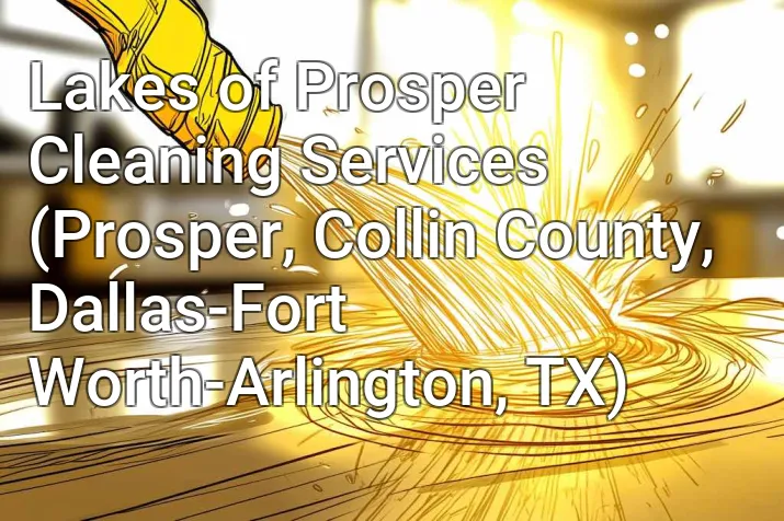 Lakes of Prosper Cleaning Services (Prosper, Collin County, Dallas-Fort Worth-Arlington, TX)