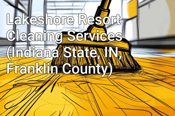 Lakeshore Resort Cleaning Services (Indiana State, IN, Franklin County)