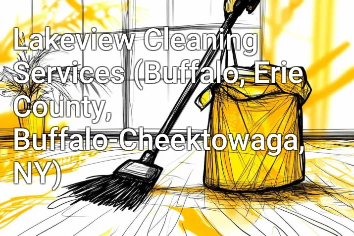 Lakeview Cleaning Services (Buffalo, Erie County, Buffalo-Cheektowaga, NY)