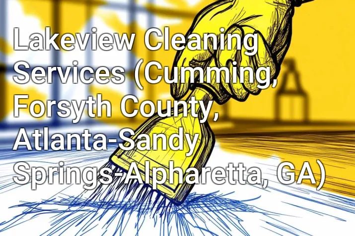 Lakeview Cleaning Services (Cumming, Forsyth County, Atlanta-Sandy Springs-Alpharetta, GA)