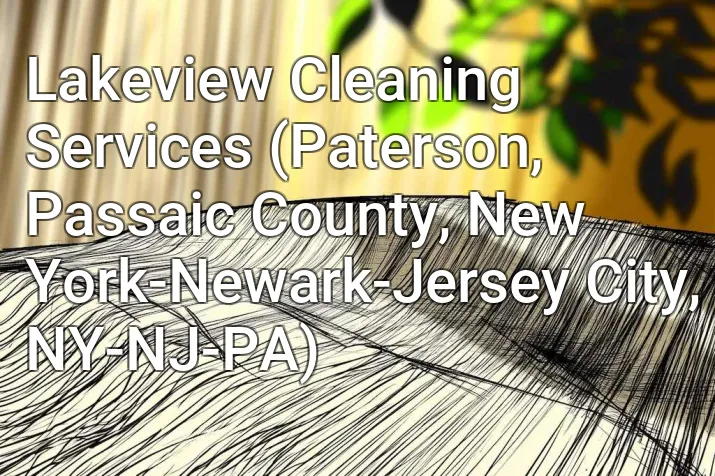 Lakeview Cleaning Services (Paterson, Passaic County, New York-Newark-Jersey City, NY-NJ-PA)
