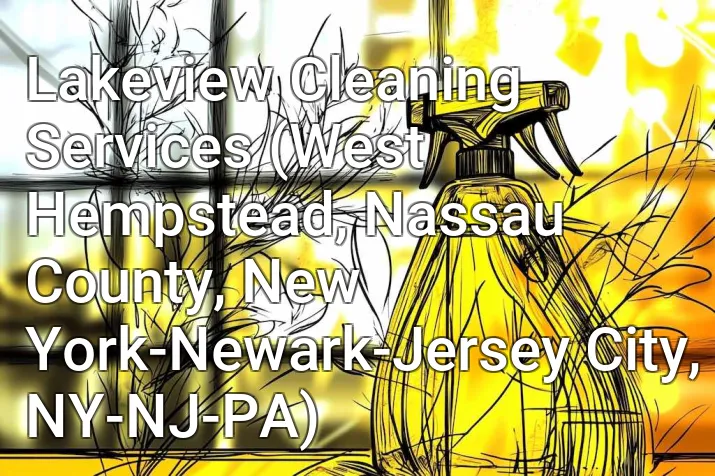 Lakeview Cleaning Services (West Hempstead, Nassau County, New York-Newark-Jersey City, NY-NJ-PA)